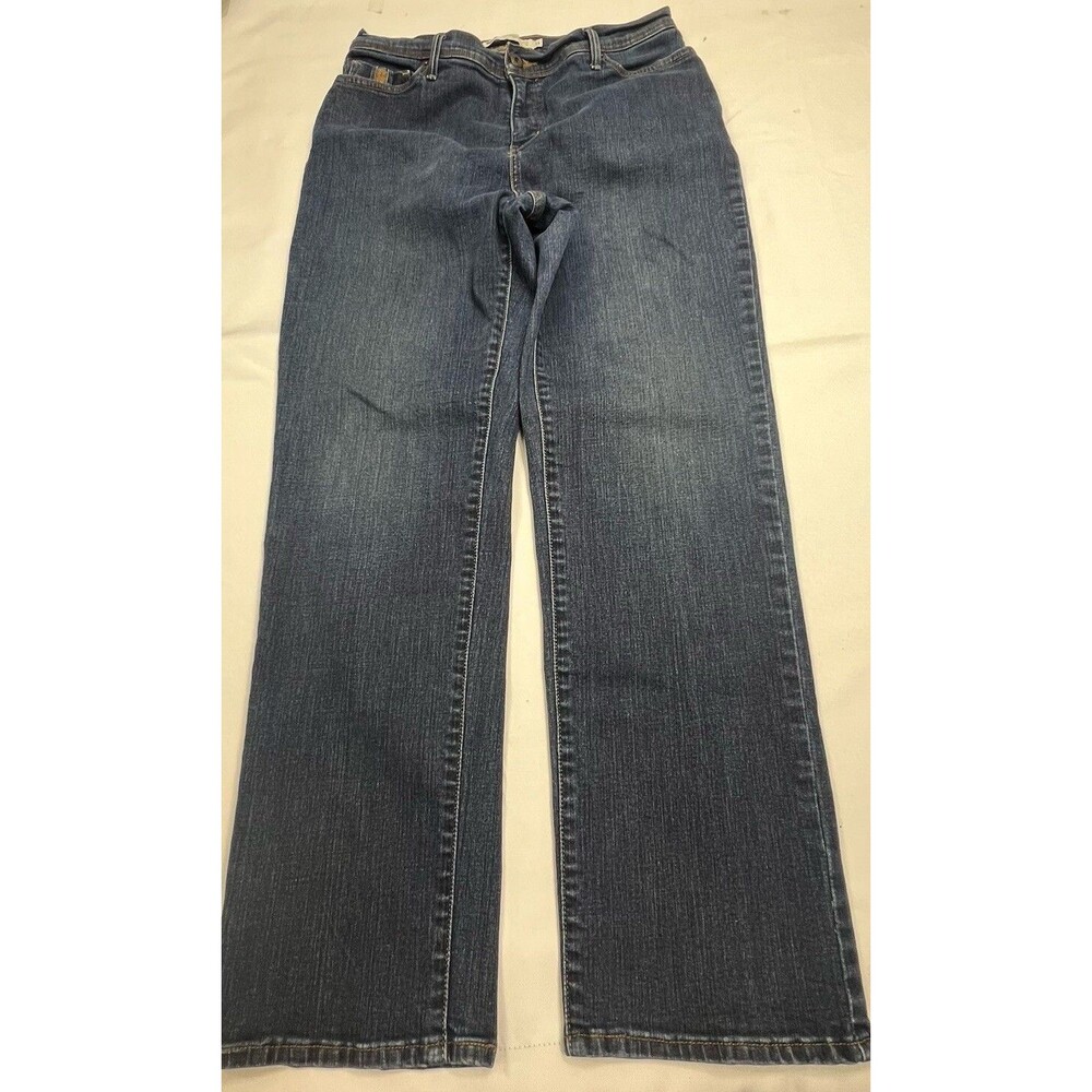 Levi’s Perfectly Slimming 512 Womens Straight Leg Blue Jeans Size 14